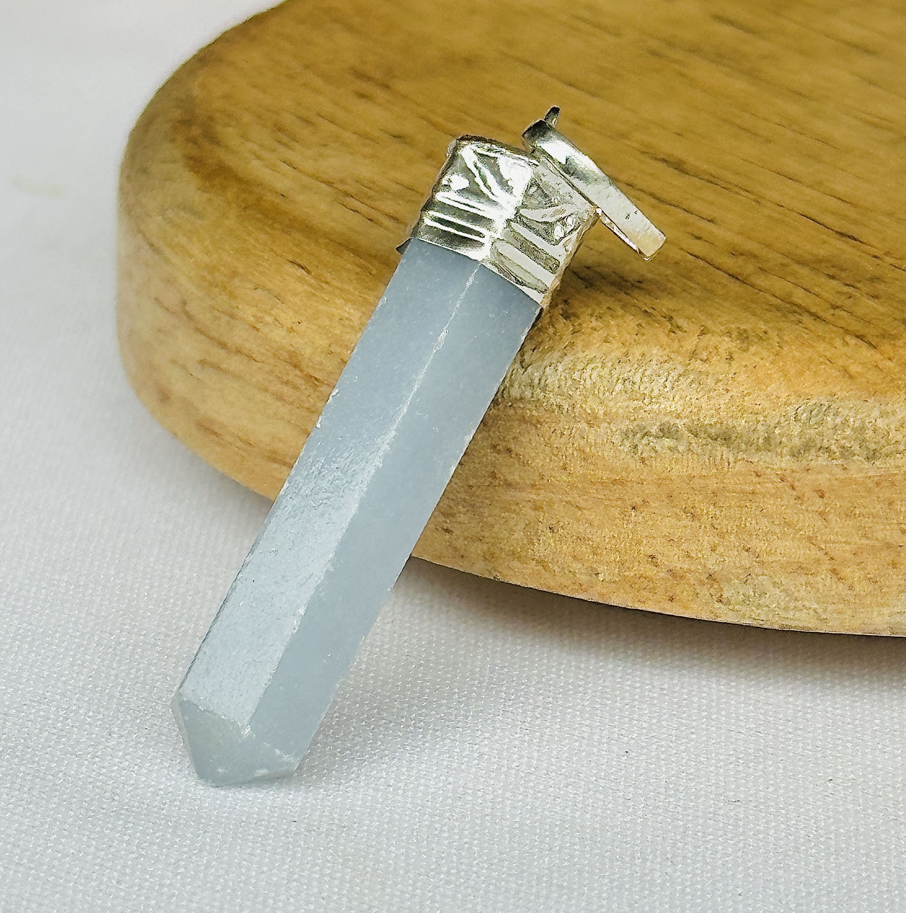 Angelite Pencil Pendant